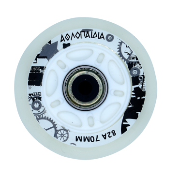 3K Ροδάκια Led Αυτοφωτοζόμενα - Μαύρα